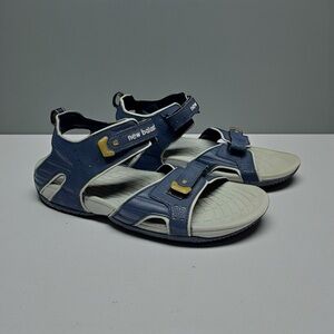 New Balance Men 406 Waterproof Open Toe Wide Hiking Sandal Size 11 Blue Grey